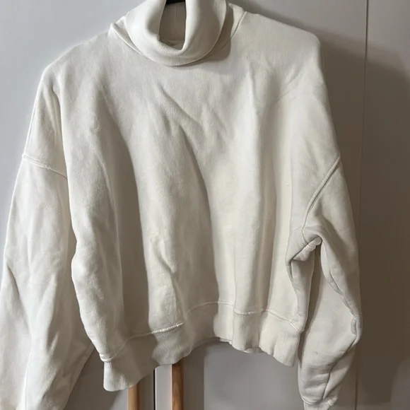 anine bing kian cotton sweatshirt